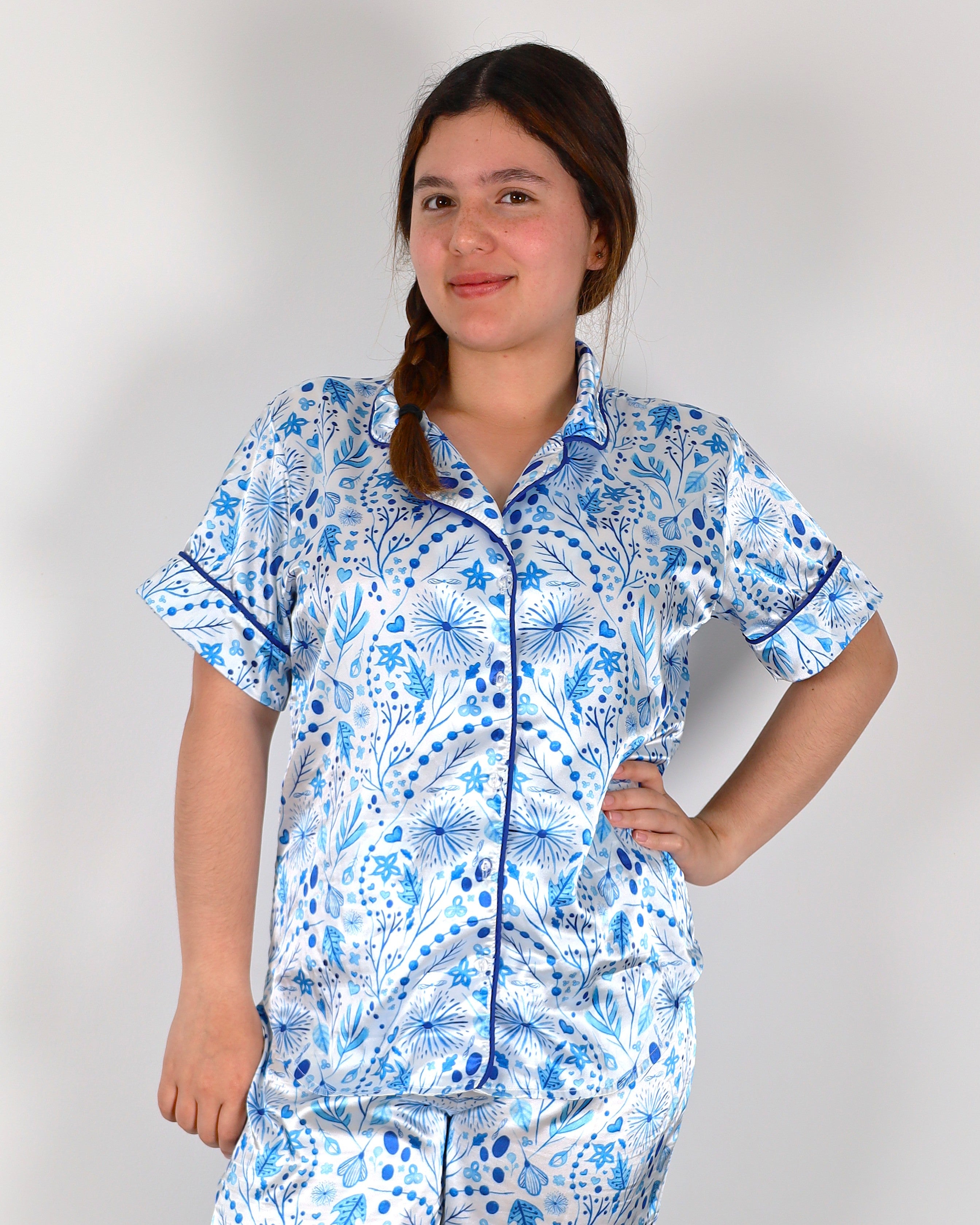 Pijama Blue Bloom